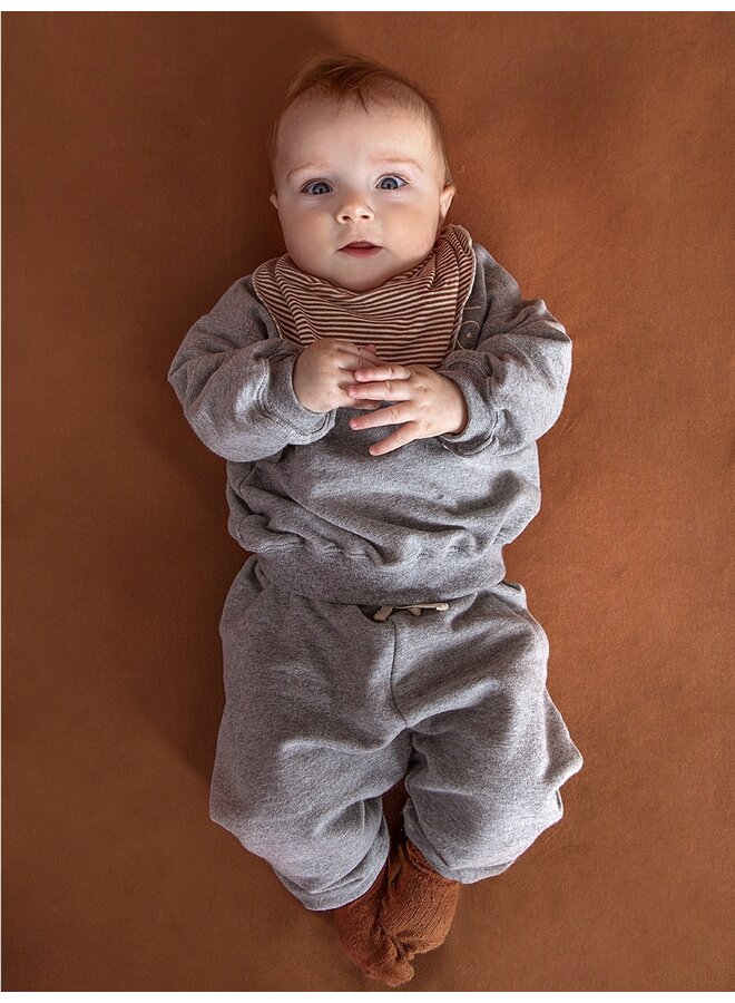 Gray label baby track pants grey melange