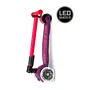 Micro step maxi deluxe inklapbaar LED paars/roze neon