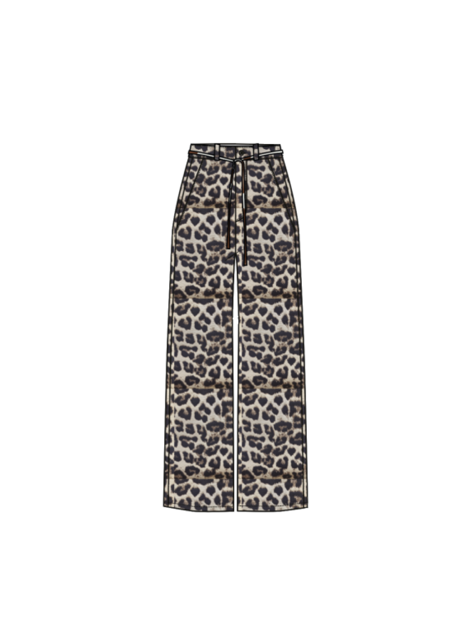 The new society dakota trouser mossie print