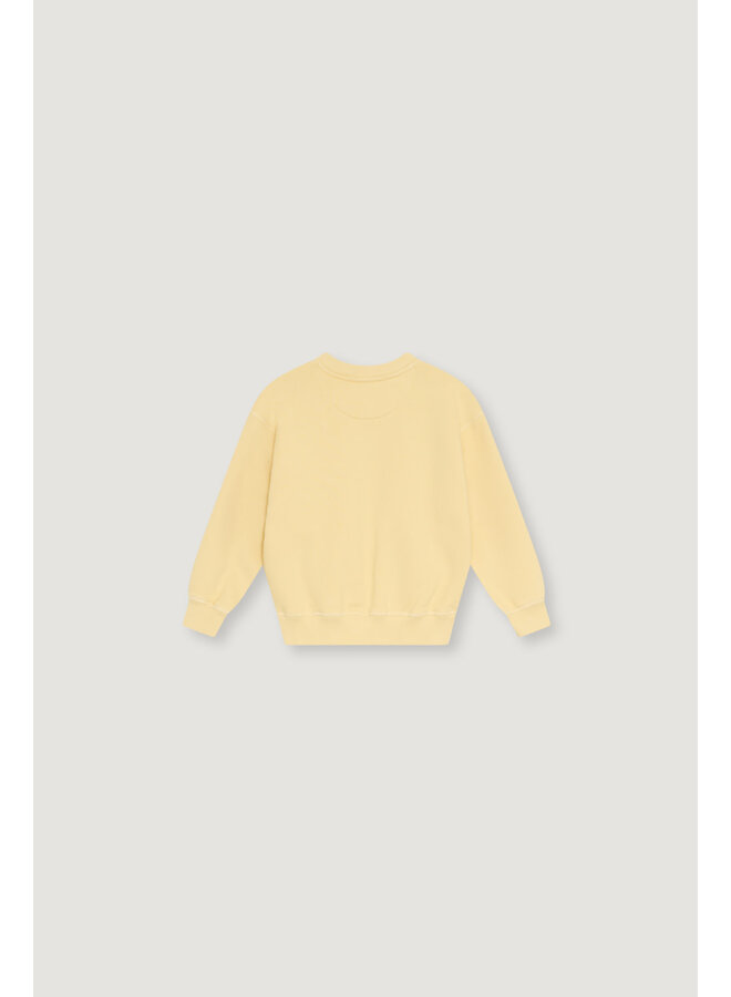 The new society logo sweatshirt sunlight