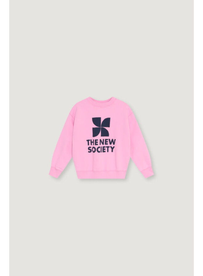 The new society logo sweatshirt lilac chiffon