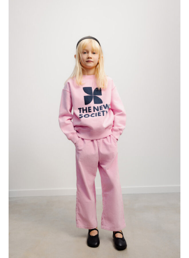 The new society logo sweatshirt lilac chiffon