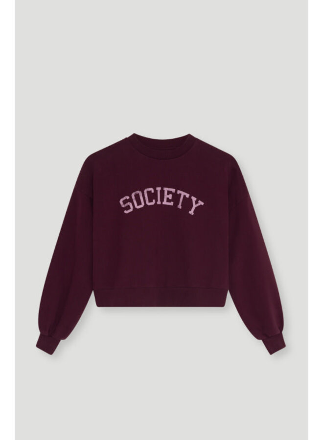 The new society lea teen sweatshirt winetasting