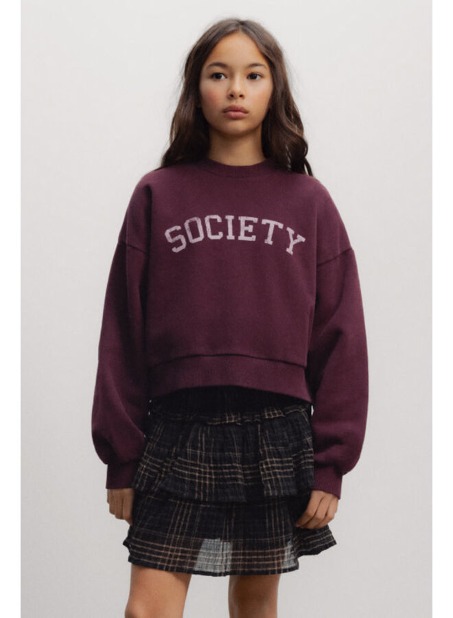 The new society lea teen sweatshirt winetasting