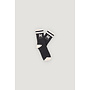 The new society logo socks dark grey melange