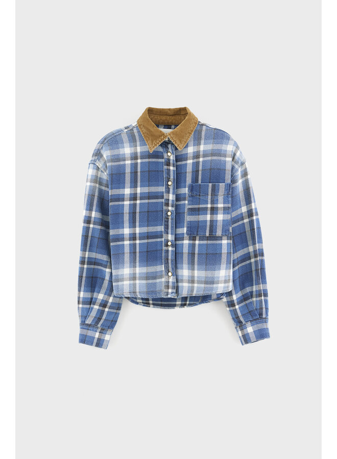 Bellerose pennies overshirt check a