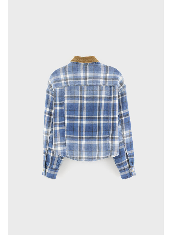 Bellerose pennies overshirt check a