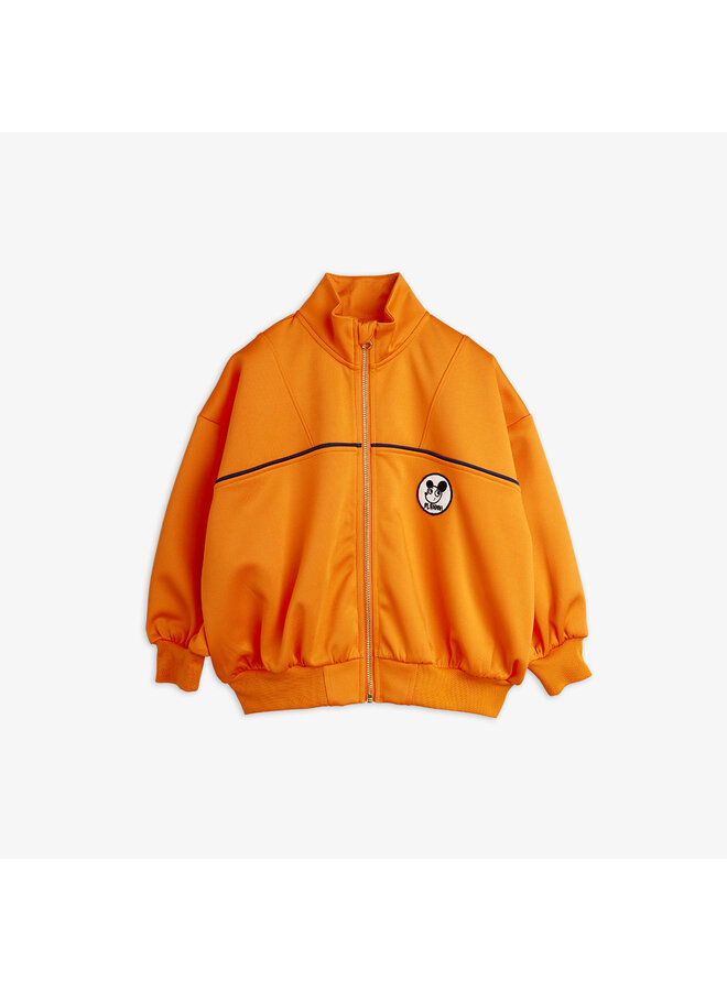 Mini rodini ritzratz patch tracksuit jacket orange
