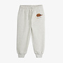 Mini rodini elephant shrew emb sweatpants grey melange