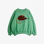Mini rodini elephant shrew chenille sweatshirt green