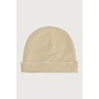 Gray label baby beanie cookie/cream