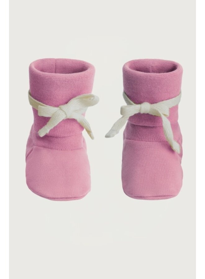 Gray label baby booties bubblegum