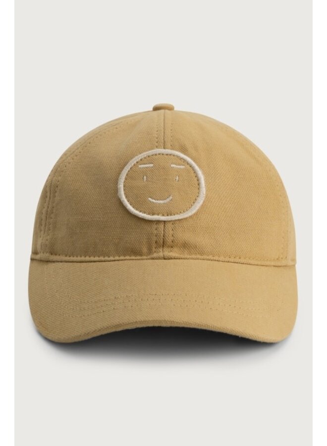 Gray label baseball cap cookie