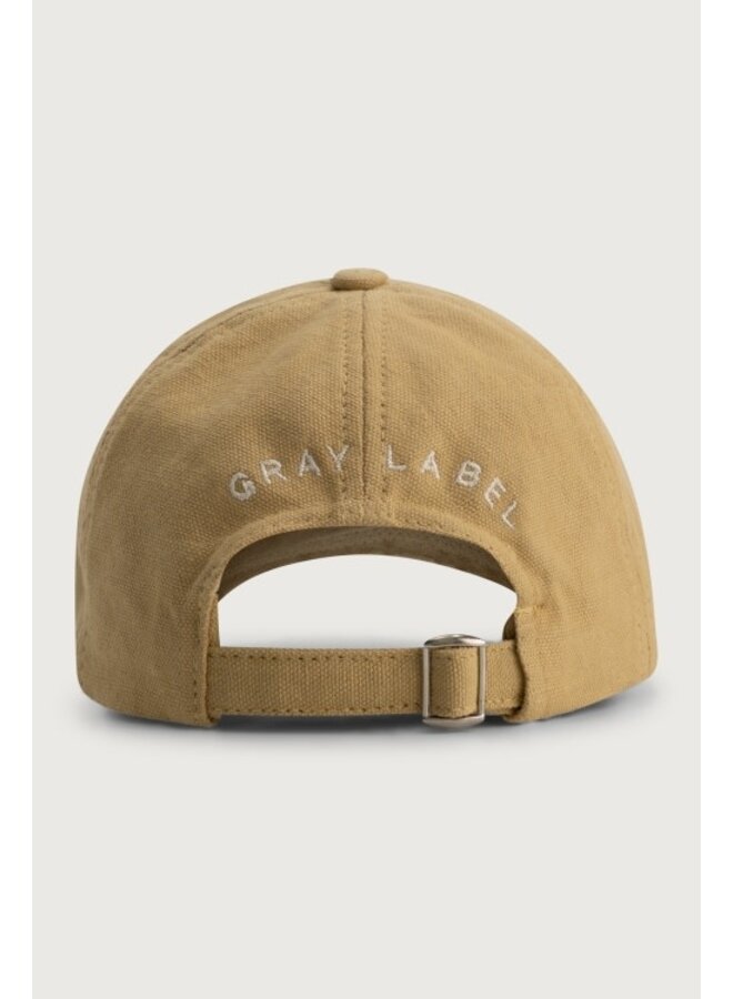 Gray label baseball cap cookie