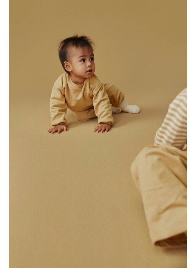Gray label baby dropped shoulder sweater cookie