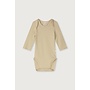Gray label baby l/s onesie cookie/cream