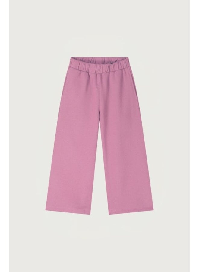 Gray label straight pants with slit bubblegum
