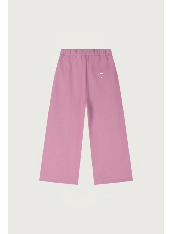 Gray label straight pants with slit bubblegum