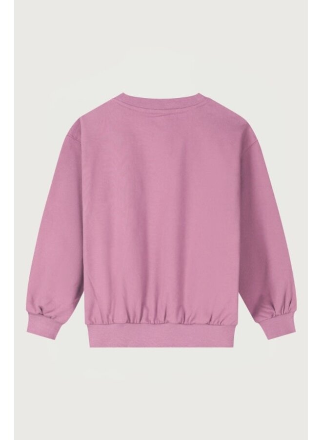 Gray label dropped shoulder sweater bubblegum