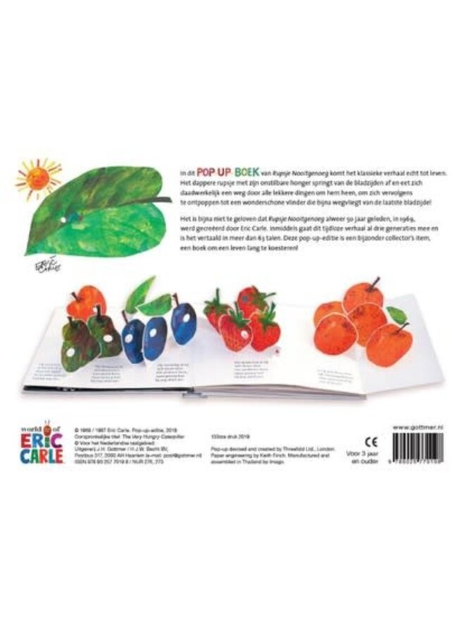 Rupsje nooitgenoeg pop up boek
