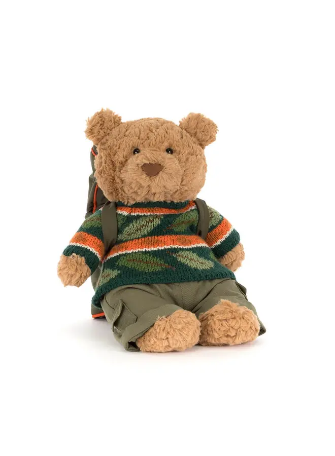 Jellycat bartholomew bear hiking outfit