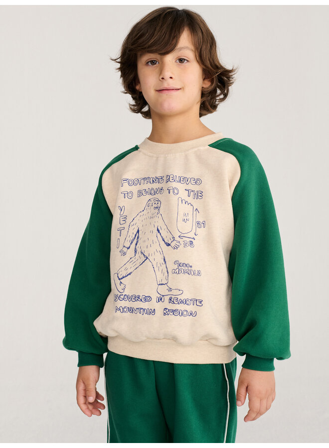 Bobo choses mr. footish raglan sweatshirt