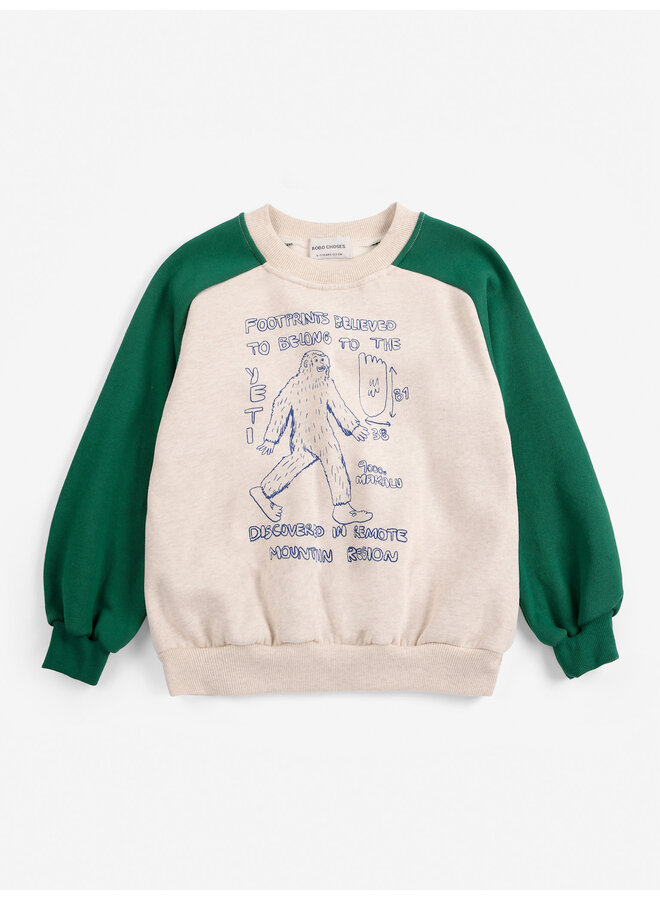 Bobo choses mr. footish raglan sweatshirt