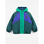 Bobo choses almost moiré allover reversible anorak blue
