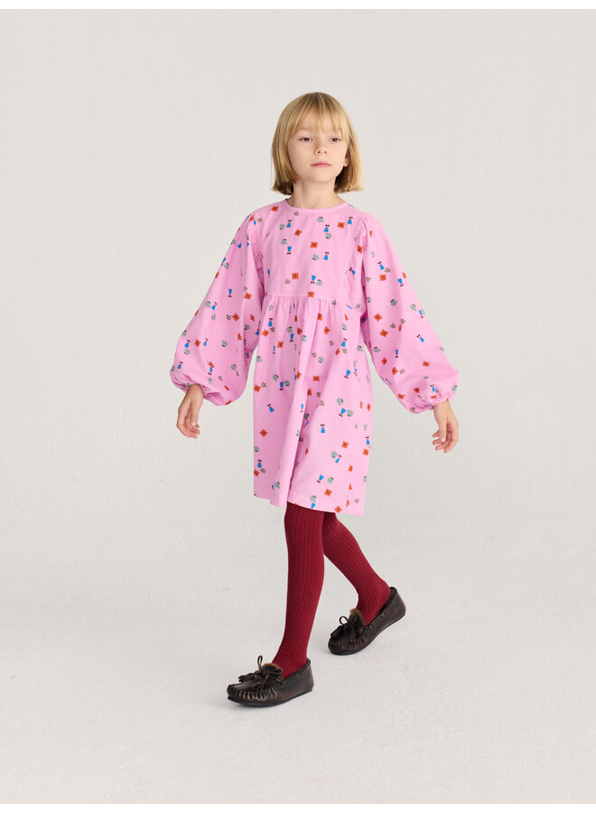 Bobo choses blossom allover woven dress