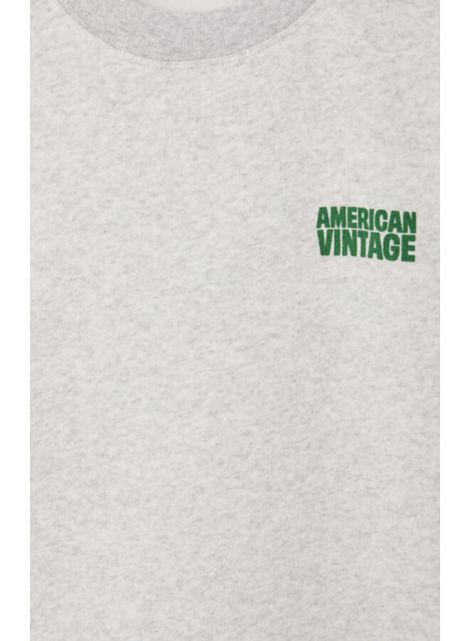 American vintage baptown sweater gris chine