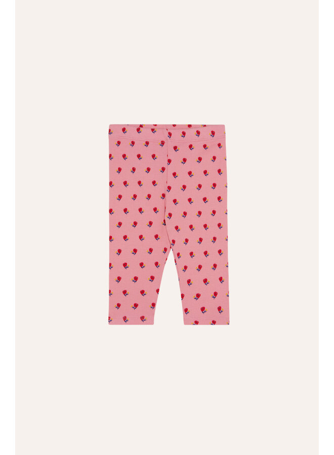 The campamento flowers pink baby leggings