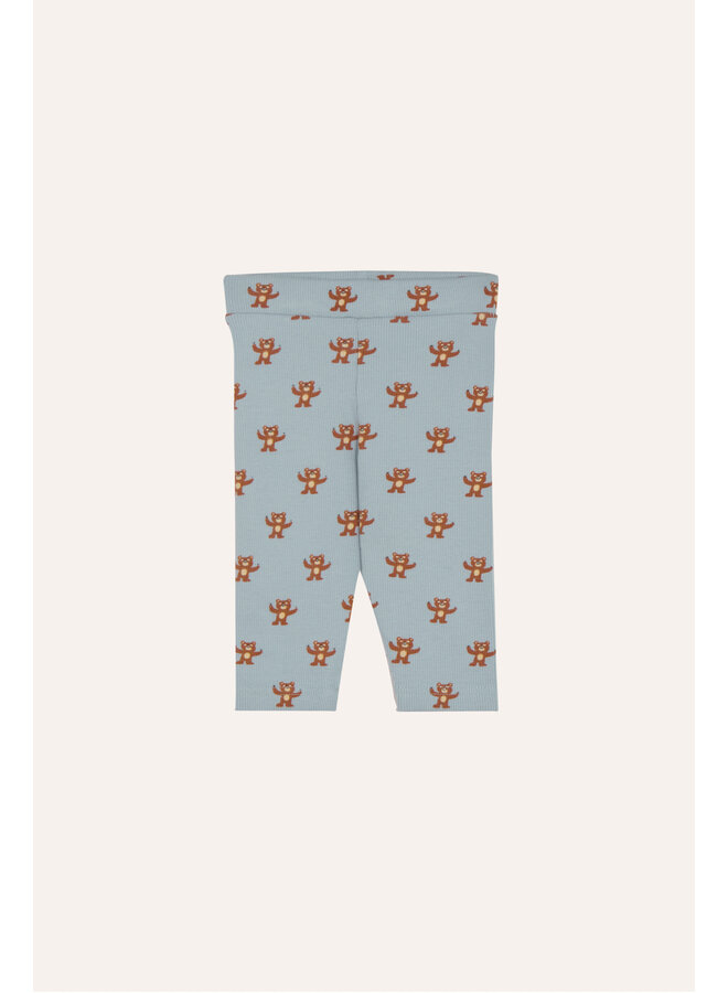 The campamento happy bears leggings light blue
