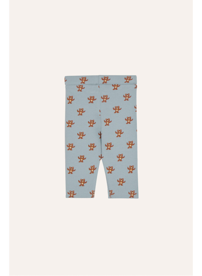 The campamento happy bears leggings light blue