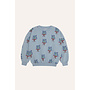 The campamento bouquets light blue sweatshirt
