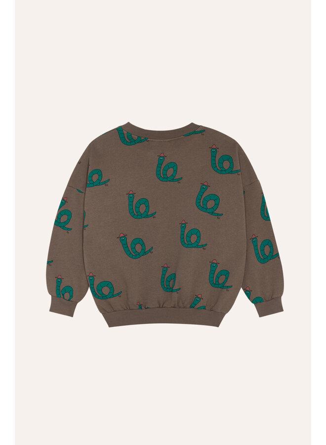 The campamento snakes brown sweatshirt