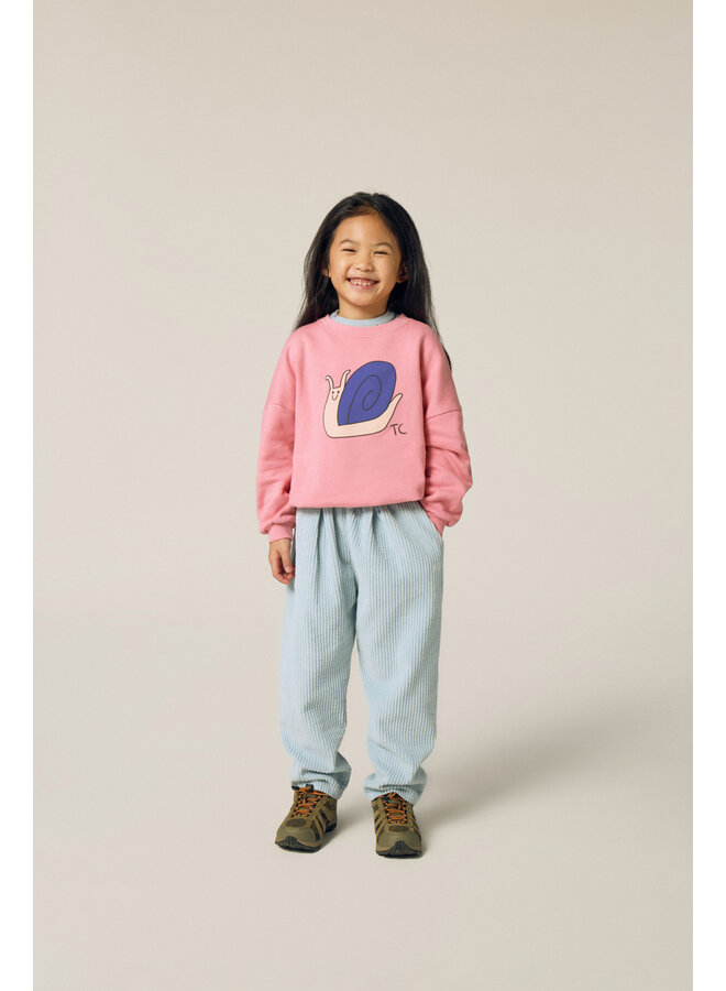 The campamento snail pink sweatshirt