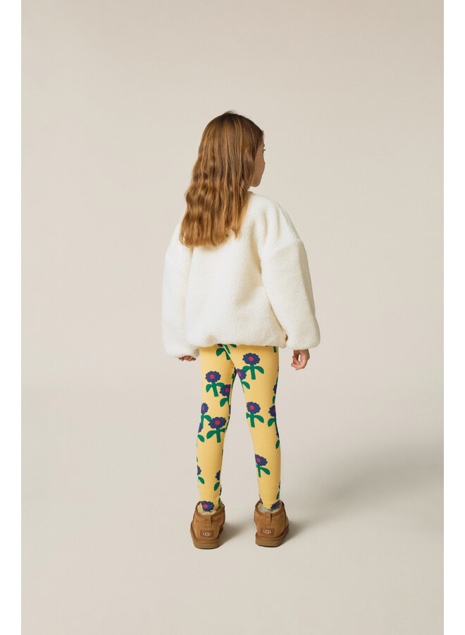 The campamento blue daisies leggings yellow