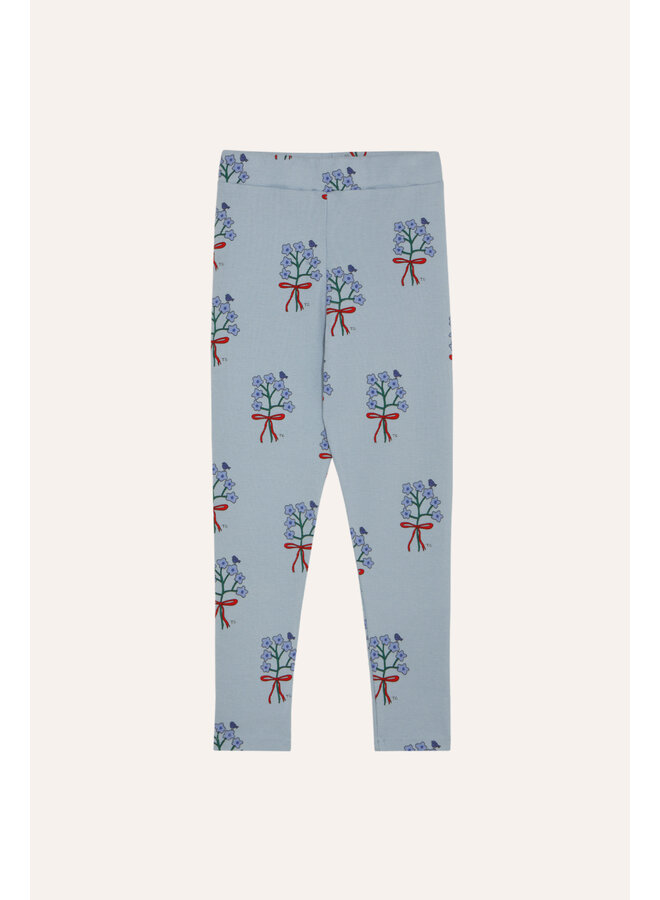 The campamento bouquets light blue legging