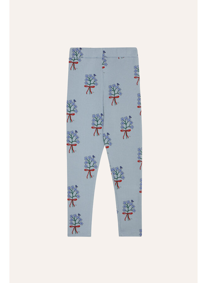 The campamento bouquets light blue legging