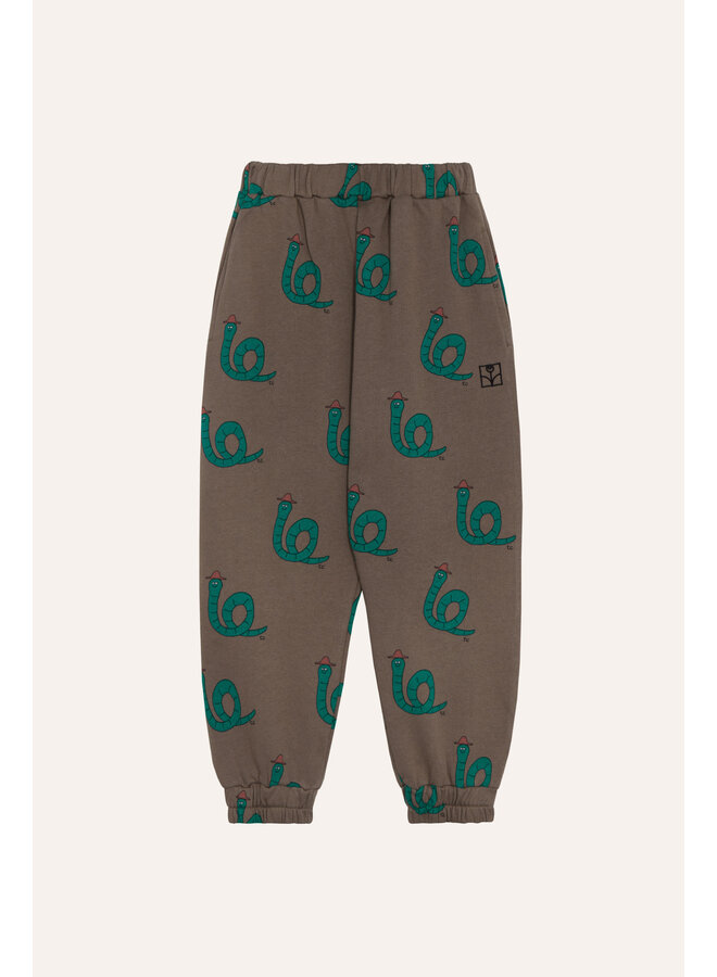 The campamento snakes jogging trousers brown