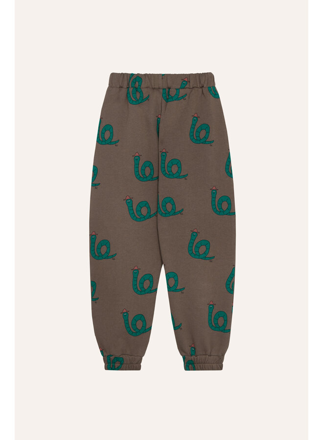 The campamento snakes jogging trousers brown