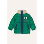 The campamento smiling face puffer jacket green