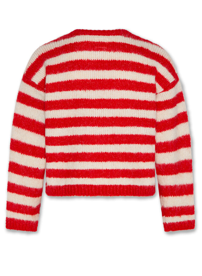 AO76 kreusch c-neck stripe flash red