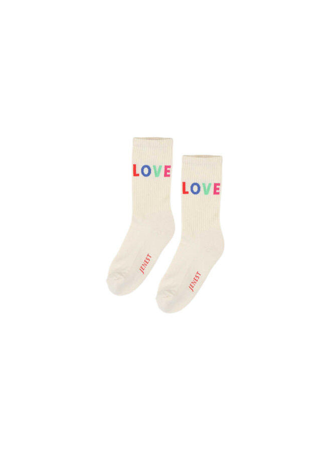 Jenest fancy sport socks off white