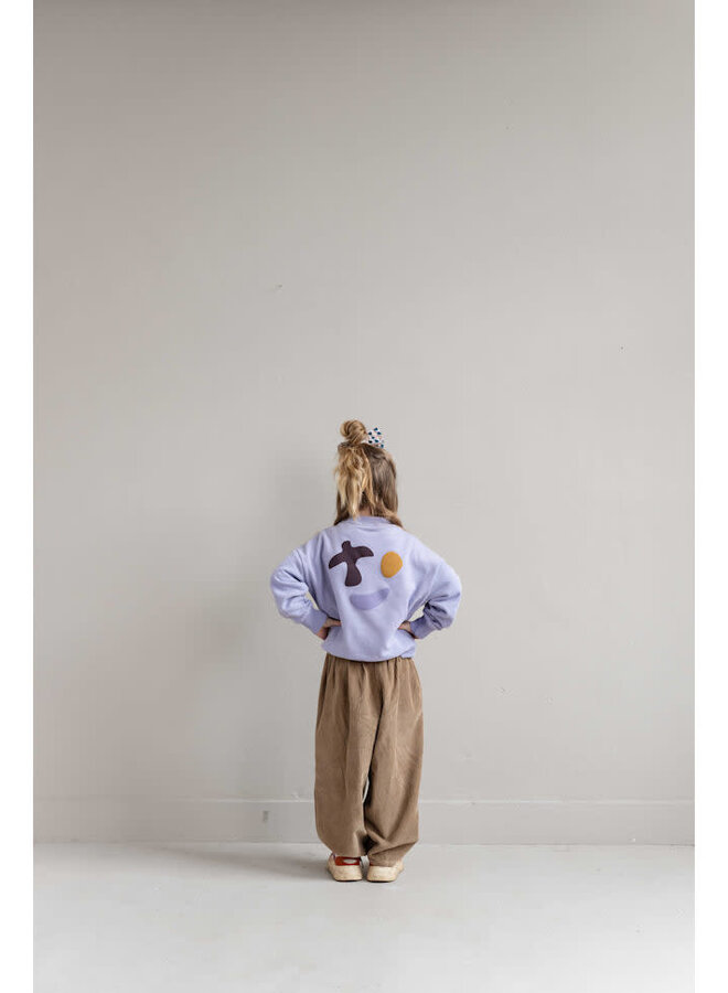 Jenest happy bird sweater soft lila