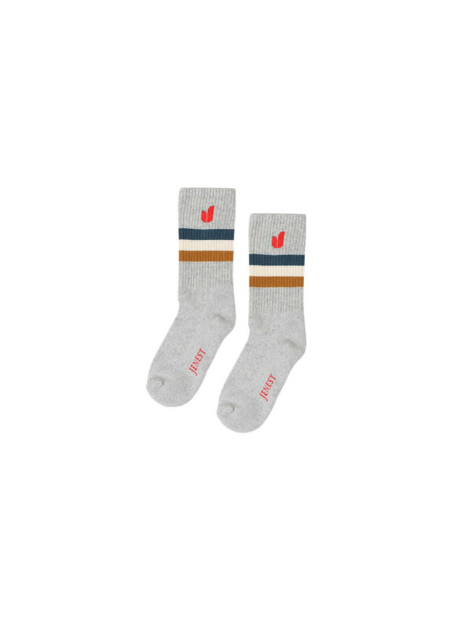 Jenest J sport socks grey melange