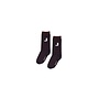 Jenest J stripe socks navy blue/bordeaux