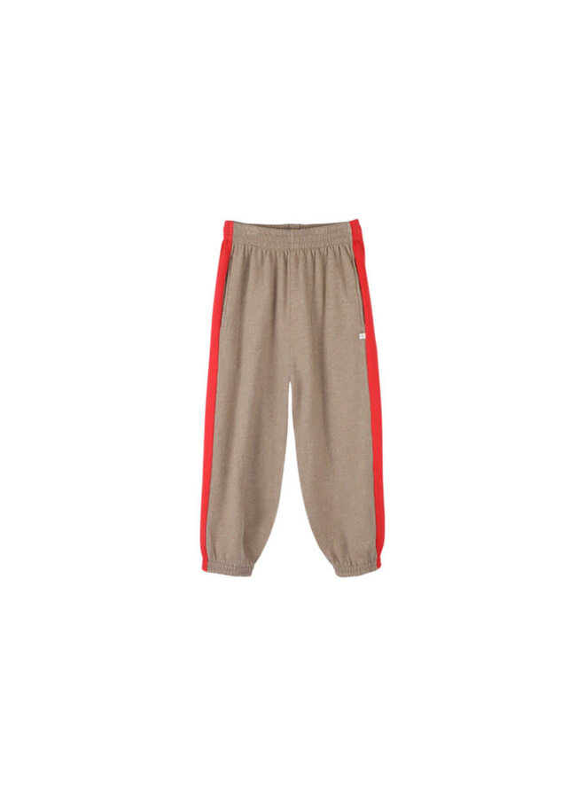 Jenest sammy jogger beige melange red