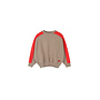 Jenest sammy sweater beige melange red