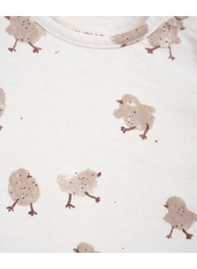 Play up printed jersey ls t-shirt chick skein
